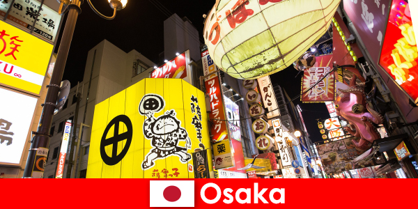 Arta divertismentului comic este întotdeauna tema principală pentru străinii din Osaka