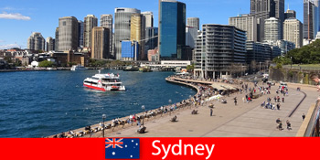 Vederi panoramice asupra întregului oraș Sydney Australia pentru vizitatori din întreaga lume