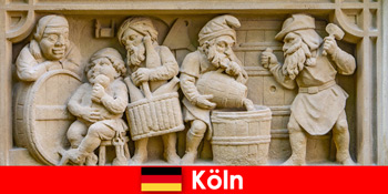 Arta fabricii de bere cu bucătărie locală în Köln Germania pentru oaspeții săptămânali europeni