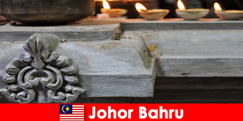 Arhitectura magnifică și obiective turistice pentru străini în Johor Bahru Malaezia